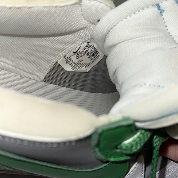Nike Blazer low Sacai medium grey/classic green - Picture 5 of 11